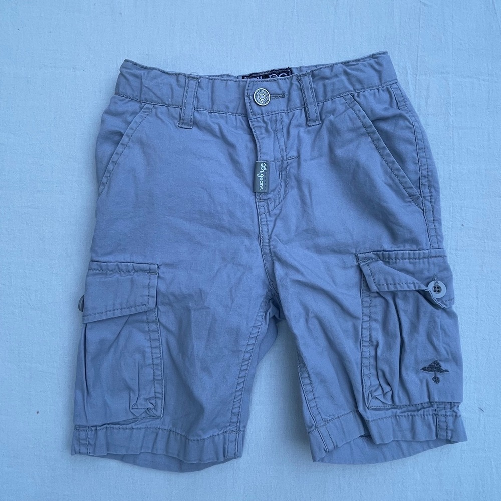Lrg Kids‎ Size 2T Gray Cotton Cargo Shorts Boys Casual Outdoors Play